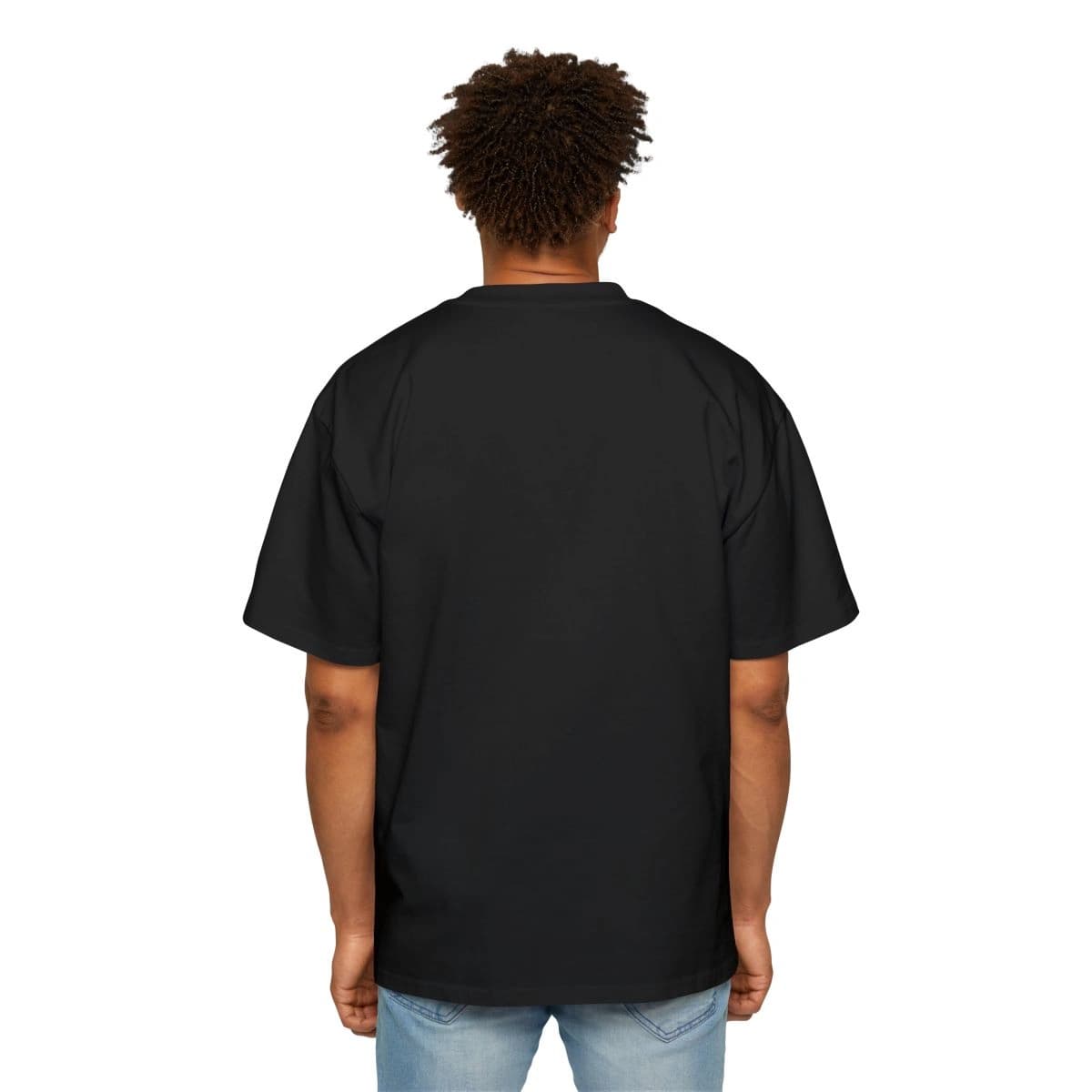 Francis Marshall Signature Tee in black, back view