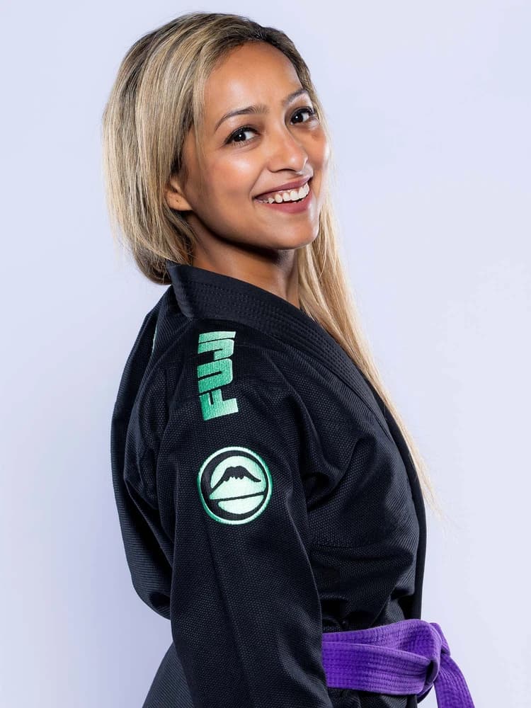 Women’s Baseline 2.0 BJJ Gi With Ripstop Pants Black Mint product image