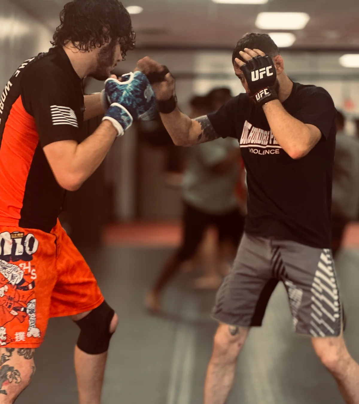 MMA sparring at Atlantic County Mixed Martial Arts