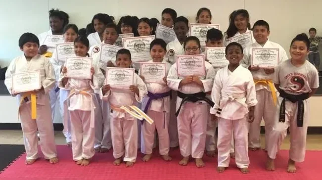 Shea's Taekwondo Martial Arts gym team or class group in Neptune Township